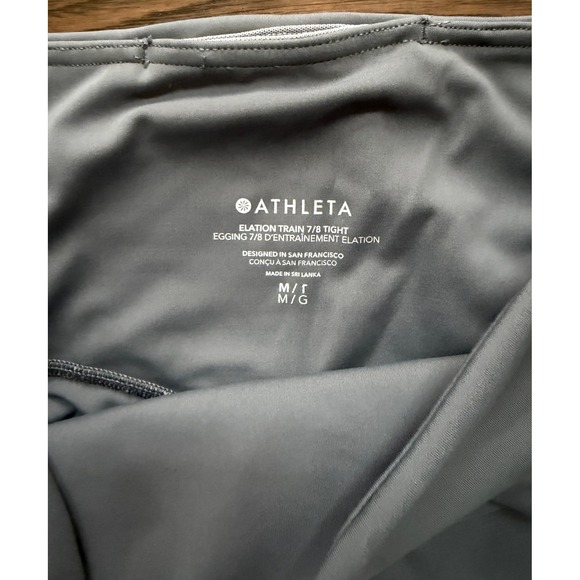 Athleta Elation Train 7/8 Leggings Size Medium Athletic - Picture 3 of 3